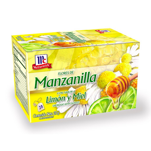 TE DE MANZANILLA MIEL Y LIMON TE SOBRES X 20 (MC CORMICK)